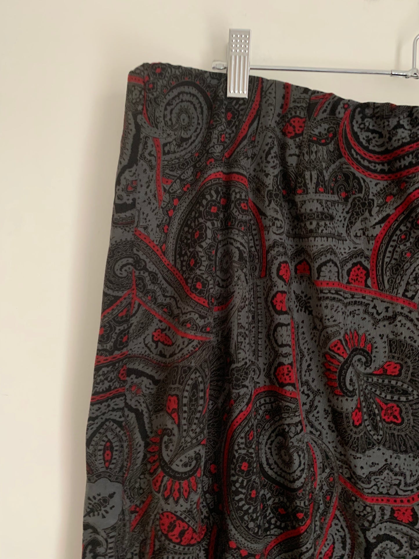 Size 20 Vintage Paisley JM Collection Skirt