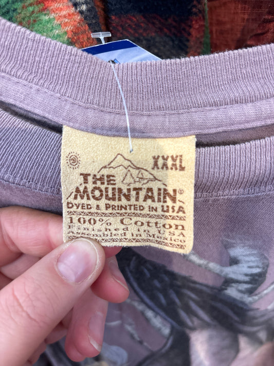 size XXXL purple fairy VINTAGE the Mountain tee - graphic