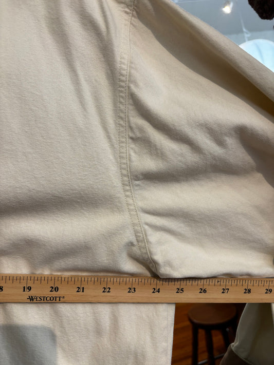 size L/G cream with cord collar VINATGE Eddie Bauer jacket - chore