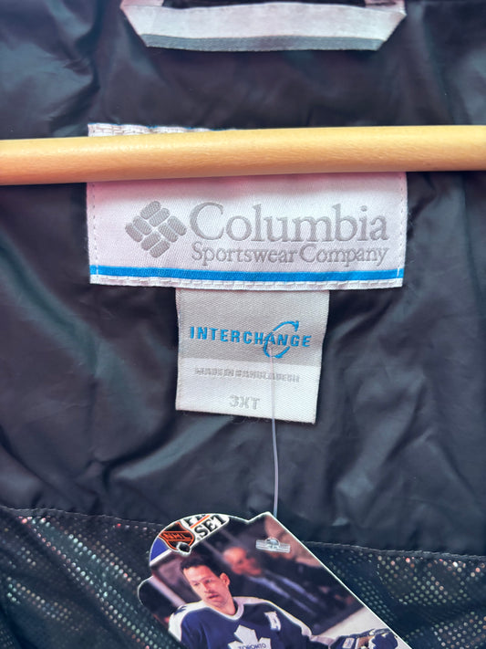 size 3XT green black Columbia jacket - 3-in-1