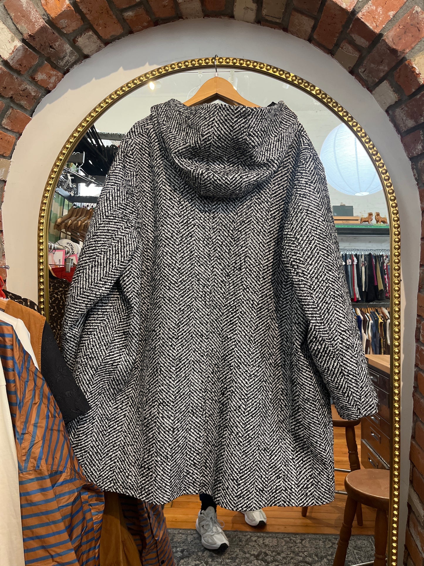 size 5X NWT Penningtons black grey lined jacket