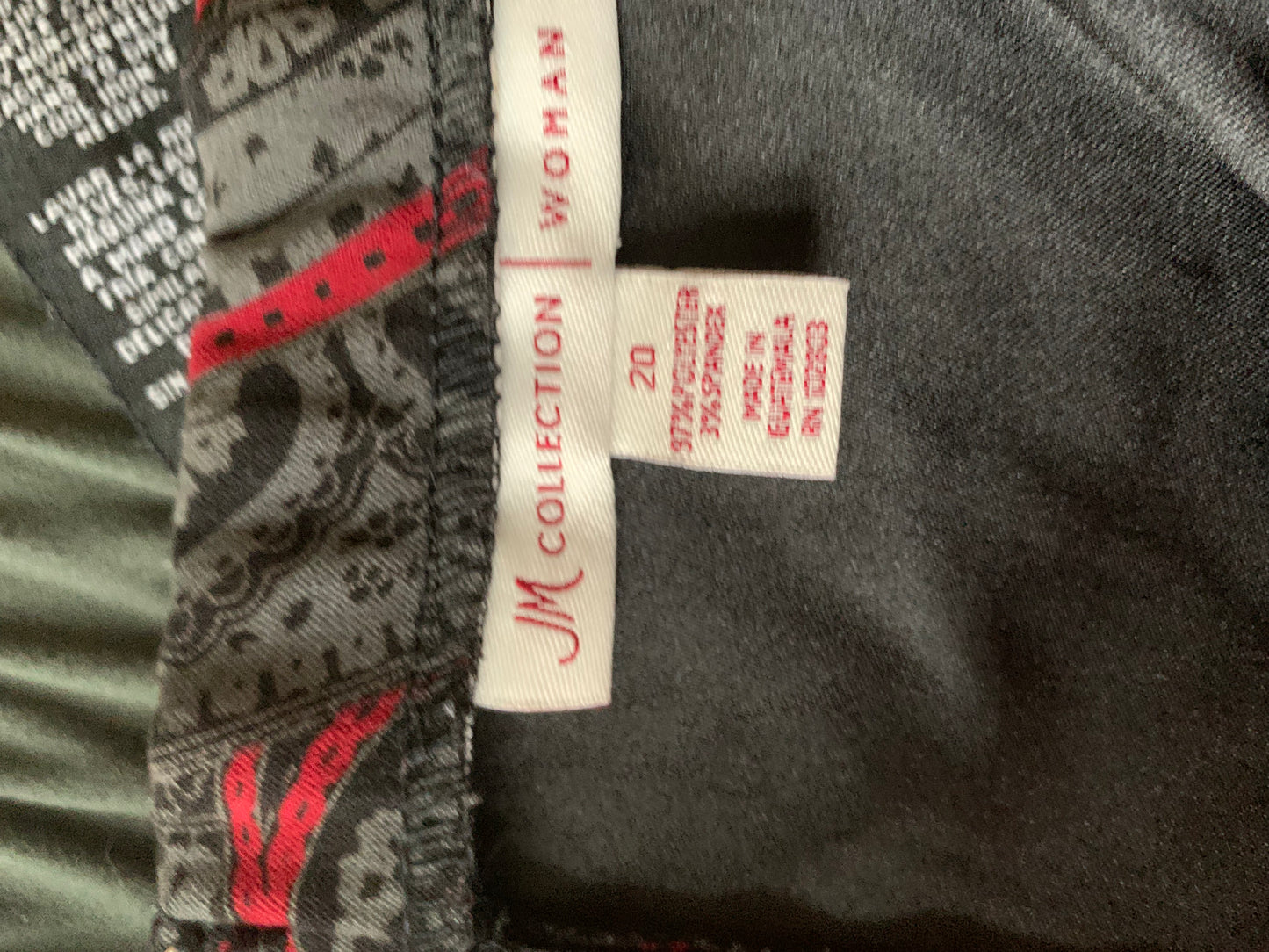 Size 20 Vintage Paisley JM Collection Skirt