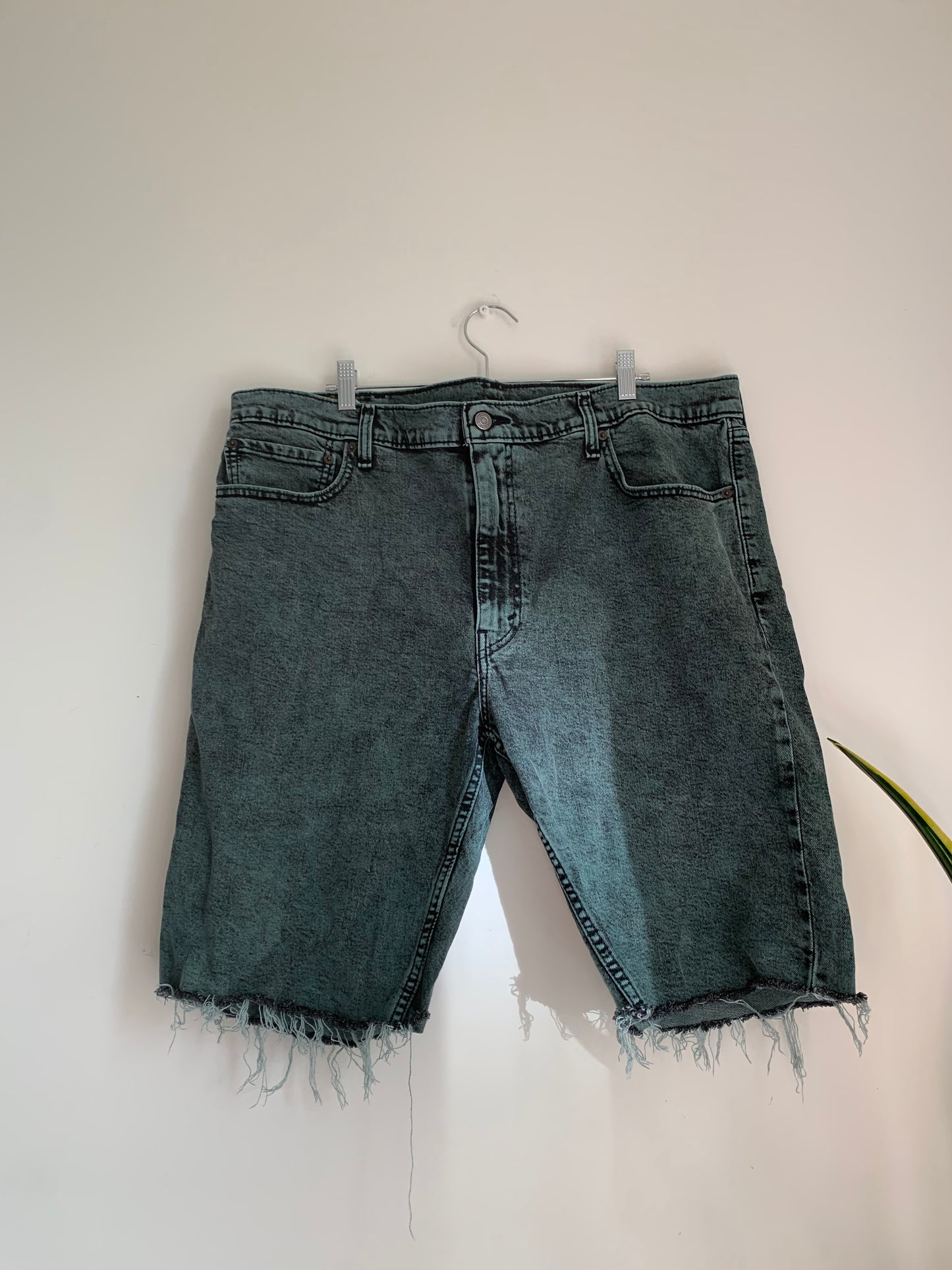 Size 2X Levi’s cut off jean shorts
