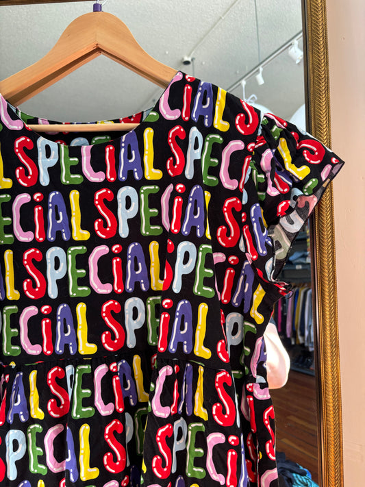 size 2XL black SPECIAL Nooworks dress - frida