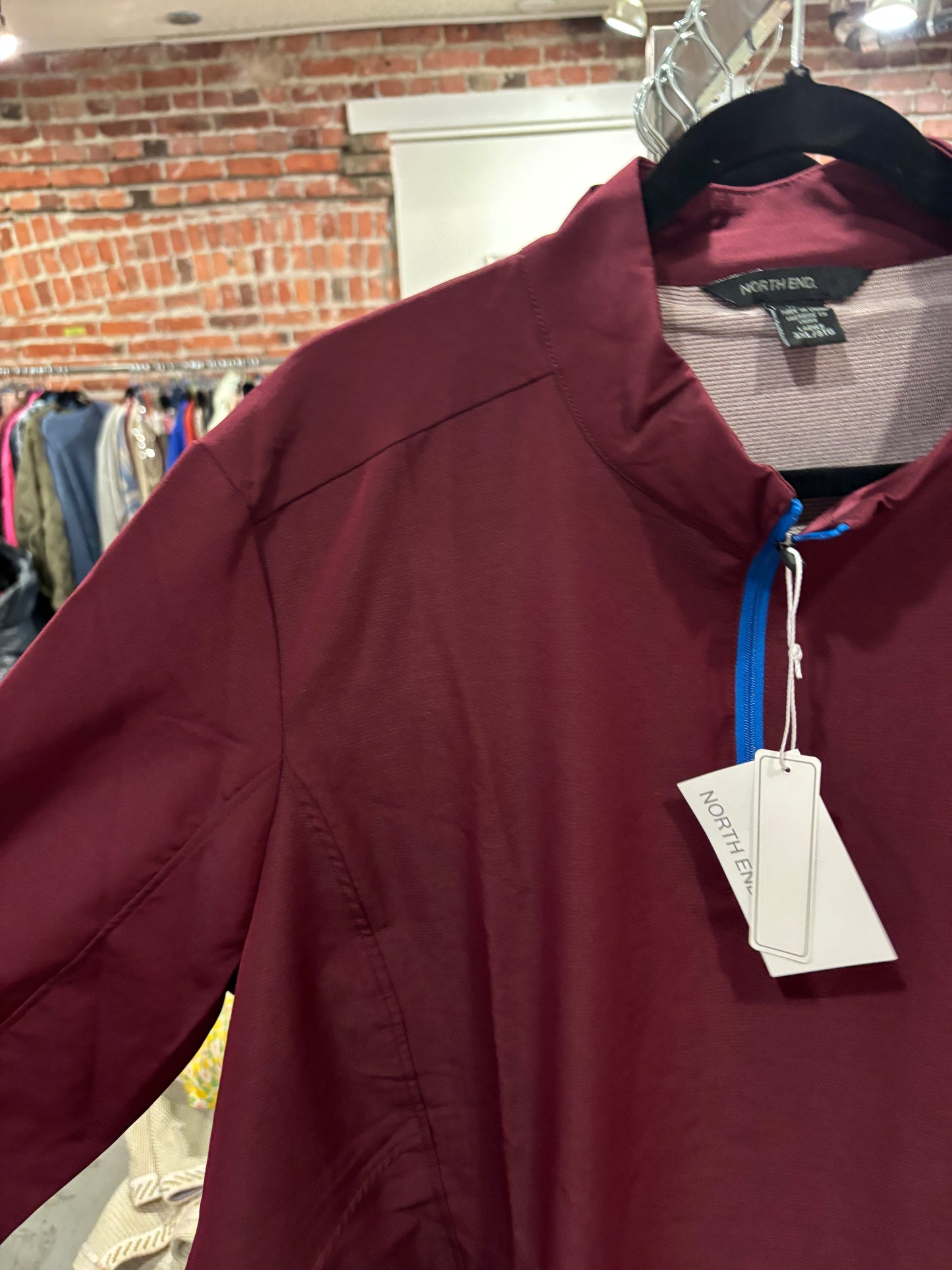 Ladies 3XL quarter zip pull over