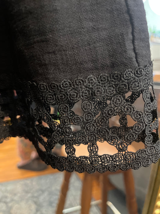 size 22 black with lace at hem Addition Elle romper - shorts