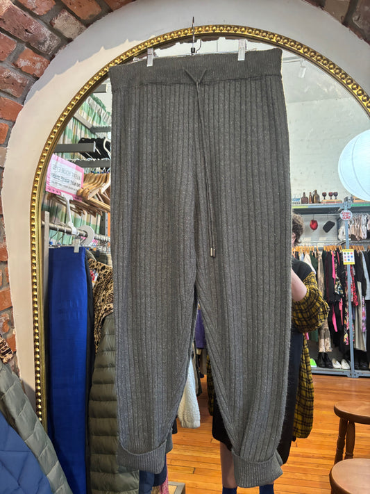 size XL grey knit Free People joggers