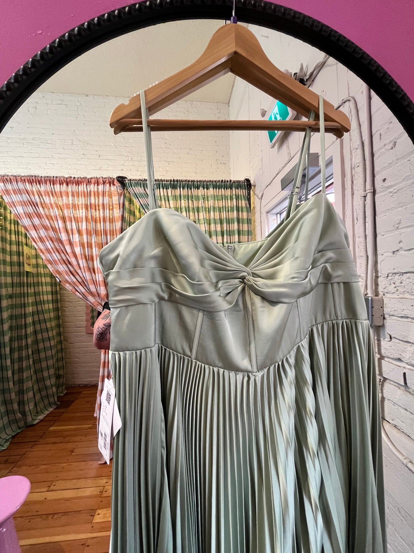 size 22 Azazie maxi dress - NWT sage
