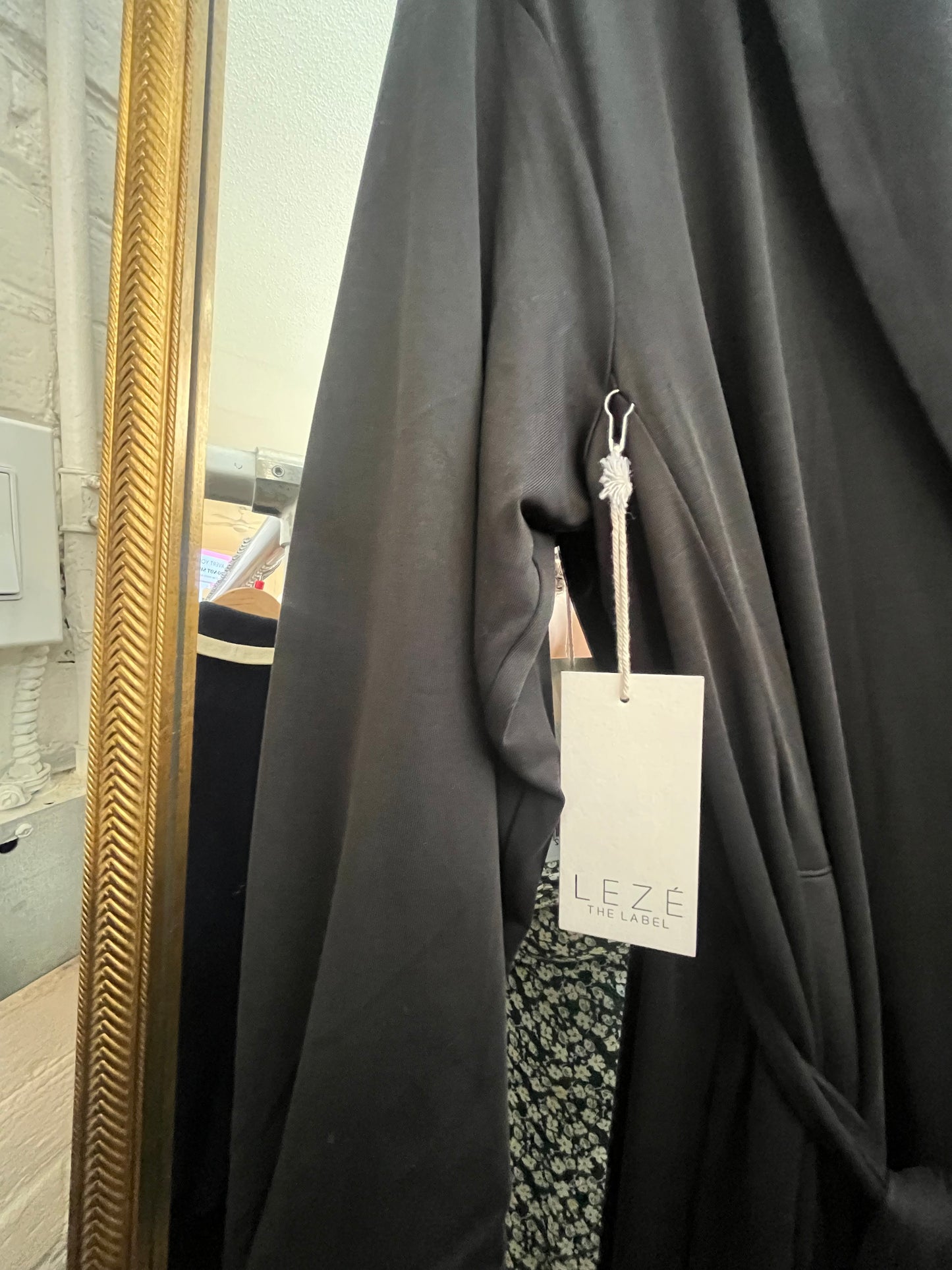 Size L "Juniper" Leze the Label Trench / Wrap Dress
