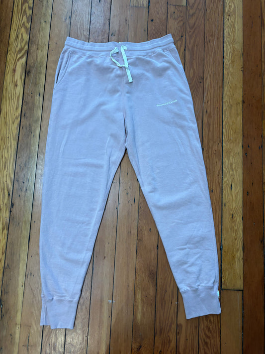 size XL light pink Province of Canada Joe sweats