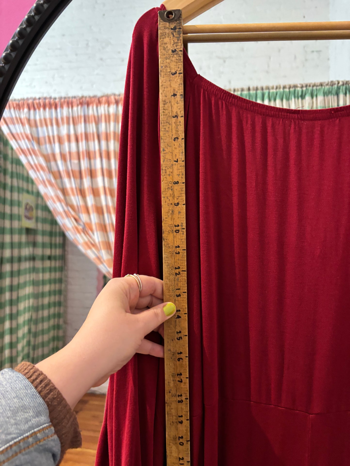 size 4X burgundy Limited Collection dress - maxi