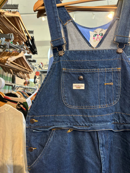 size XL dark wash vintage Western Garment Co. overalls - vintage