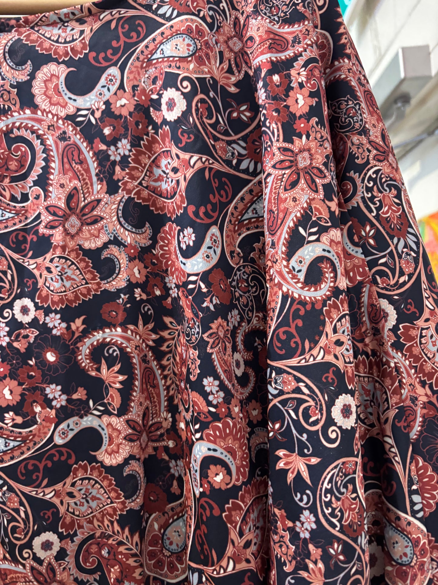 size 22 shiny burgundy eloquii faux wrap dress