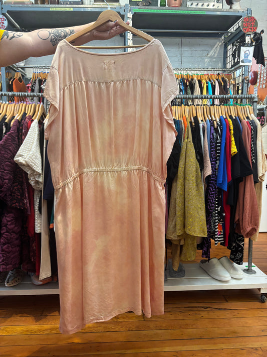 Size 5X blush pink hand dyed tencel Connally Goods dress