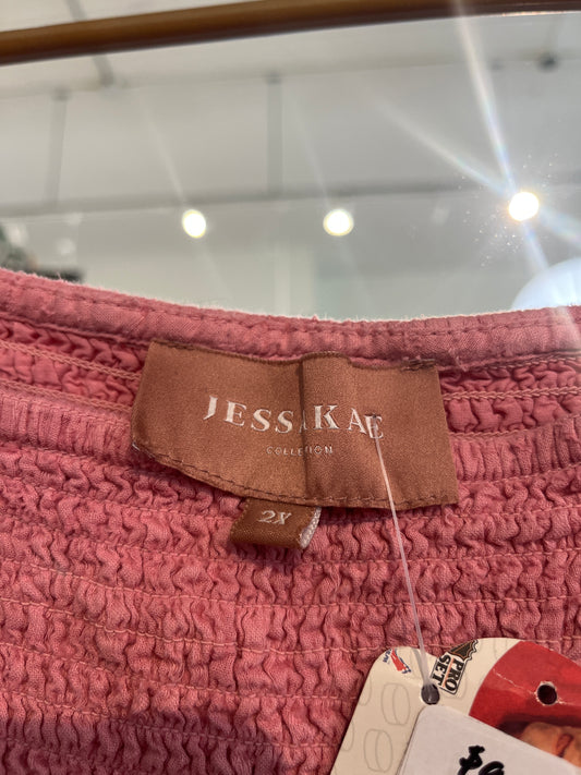 size 2X light pink Jessakae dress - maxi
