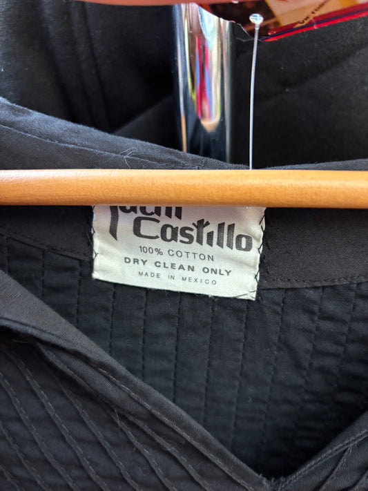 Flex size black lace cape vintage Tachi Costello cape