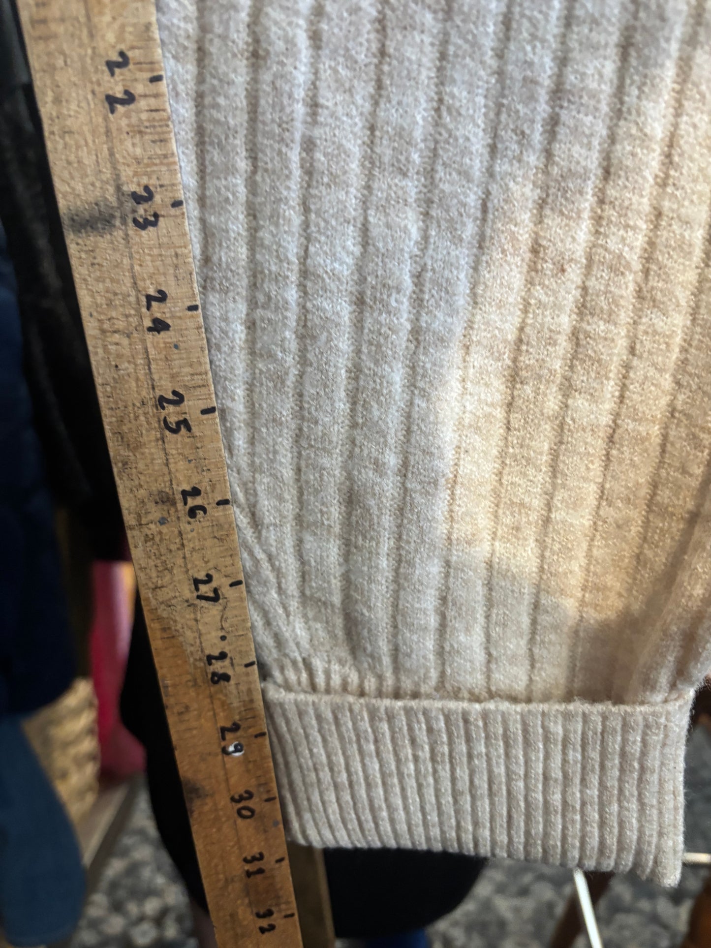 size XL cream knit Free People joggers