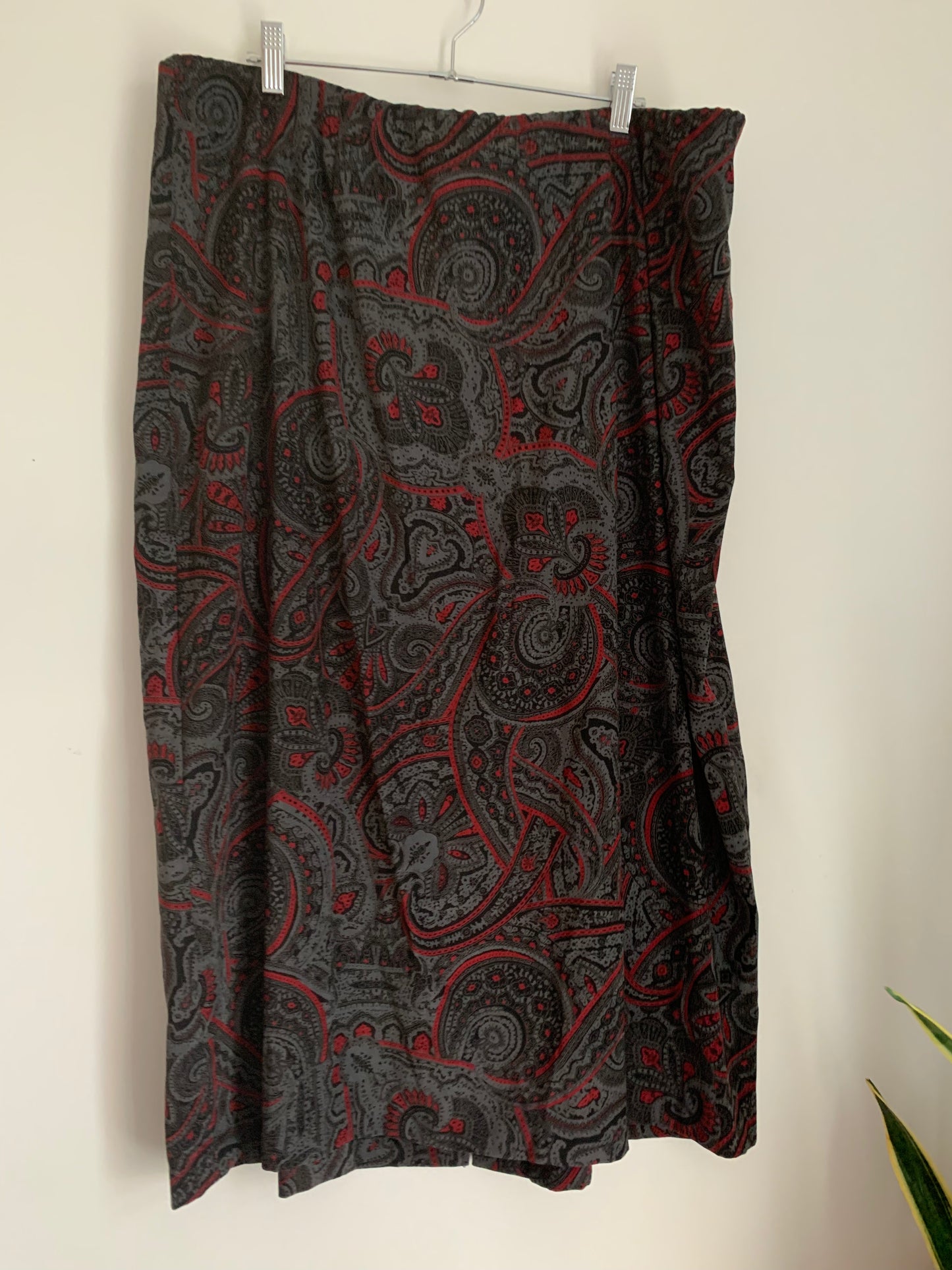 Size 20 Vintage Paisley JM Collection Skirt