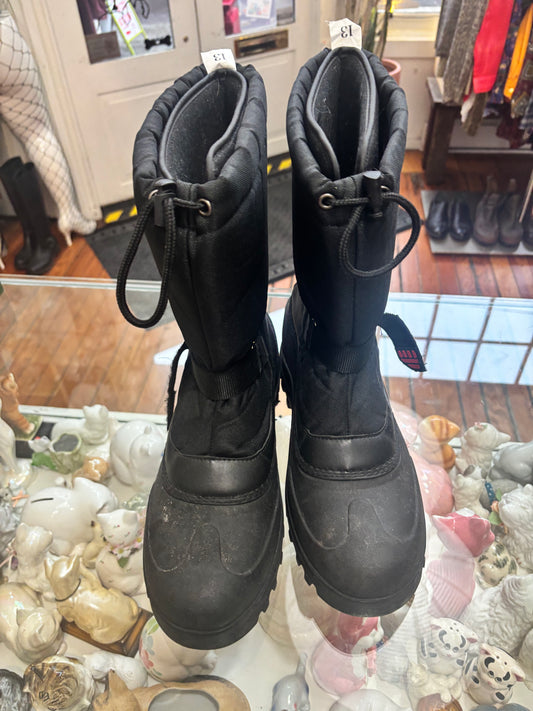 size 13 black waterproof Climate Footwear boots