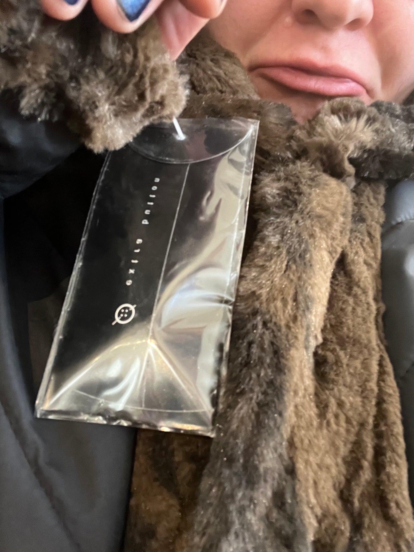 Size 3X black with brown fur Vintage Guillaume jacket.