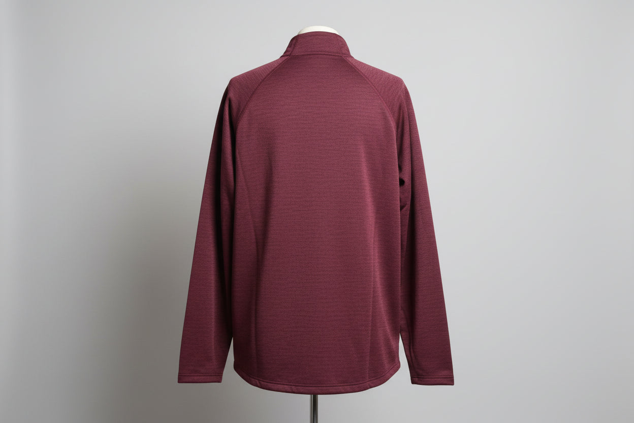 Size 5XL North End burgundy zip up sweater jacket