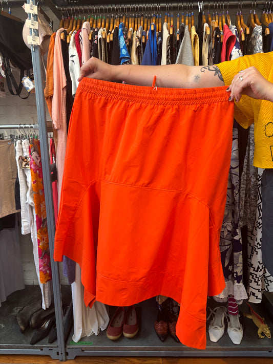 Size 3X Orange Hilary Macmillan Handkerchief Skirt
