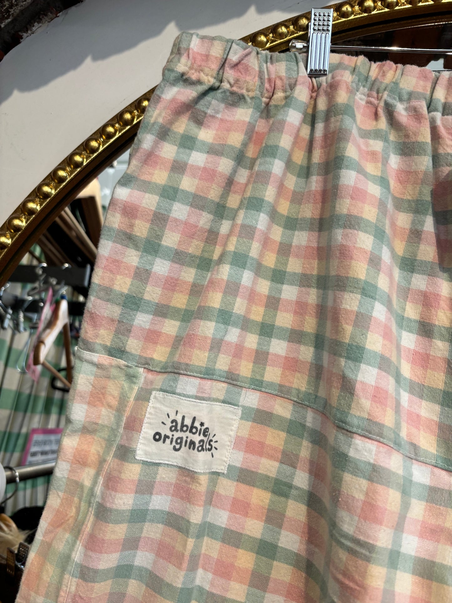 Size 2X pastels mermaid Abbie Originals AS IS pants