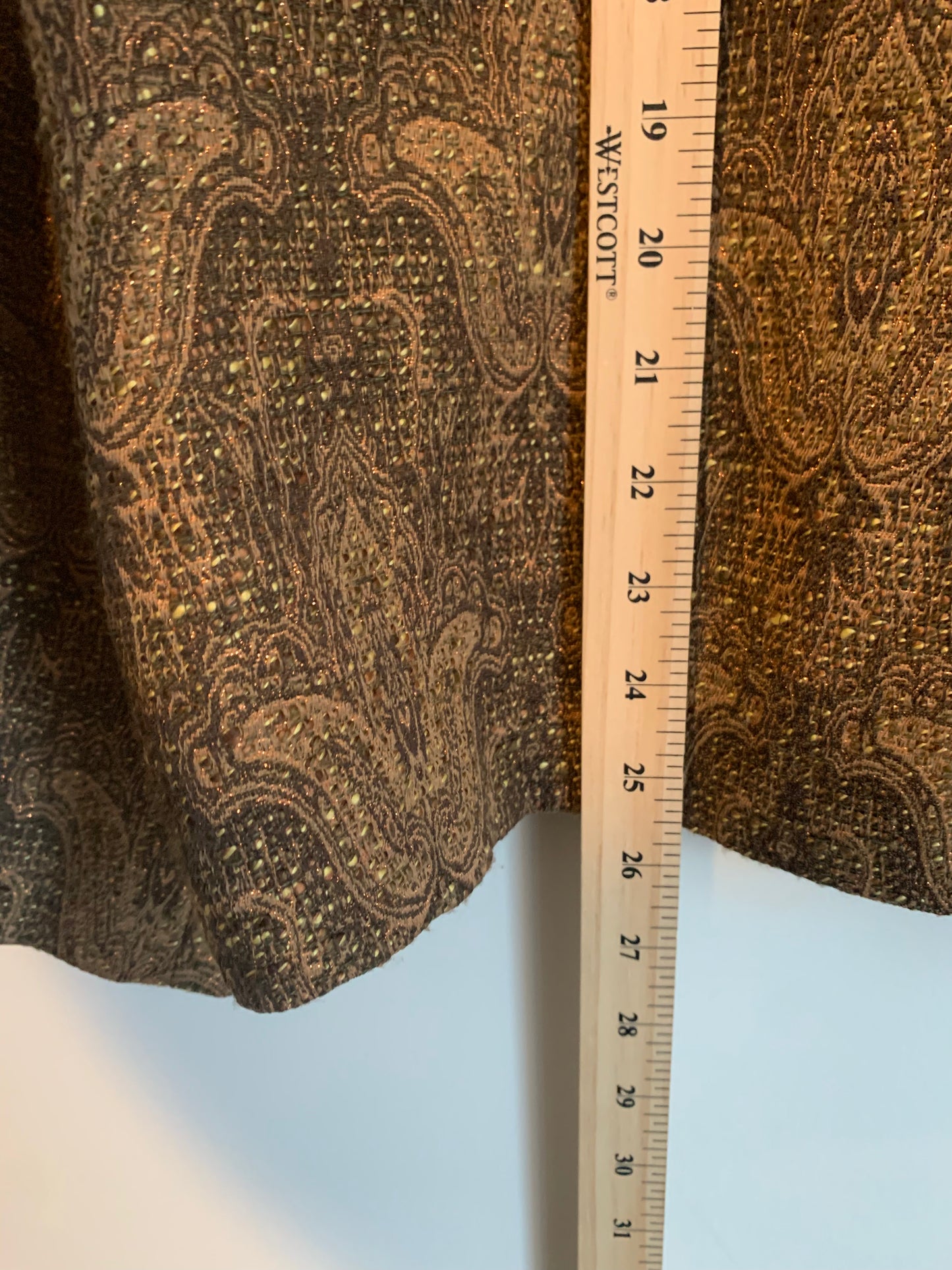 Size 30W Vintage Brocade Blazer