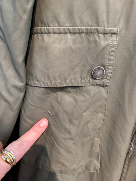 size 3X green flaw on pocket AS IS Penn jacket - cargo