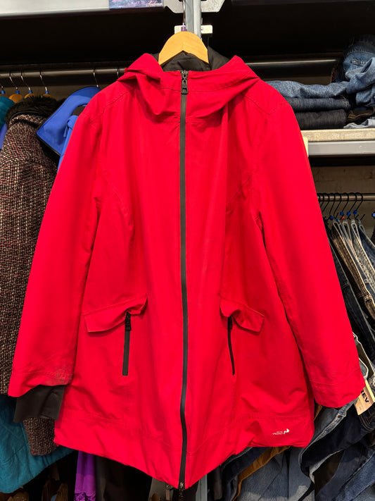 size 3X red bright Arctic expedition jacket - rain