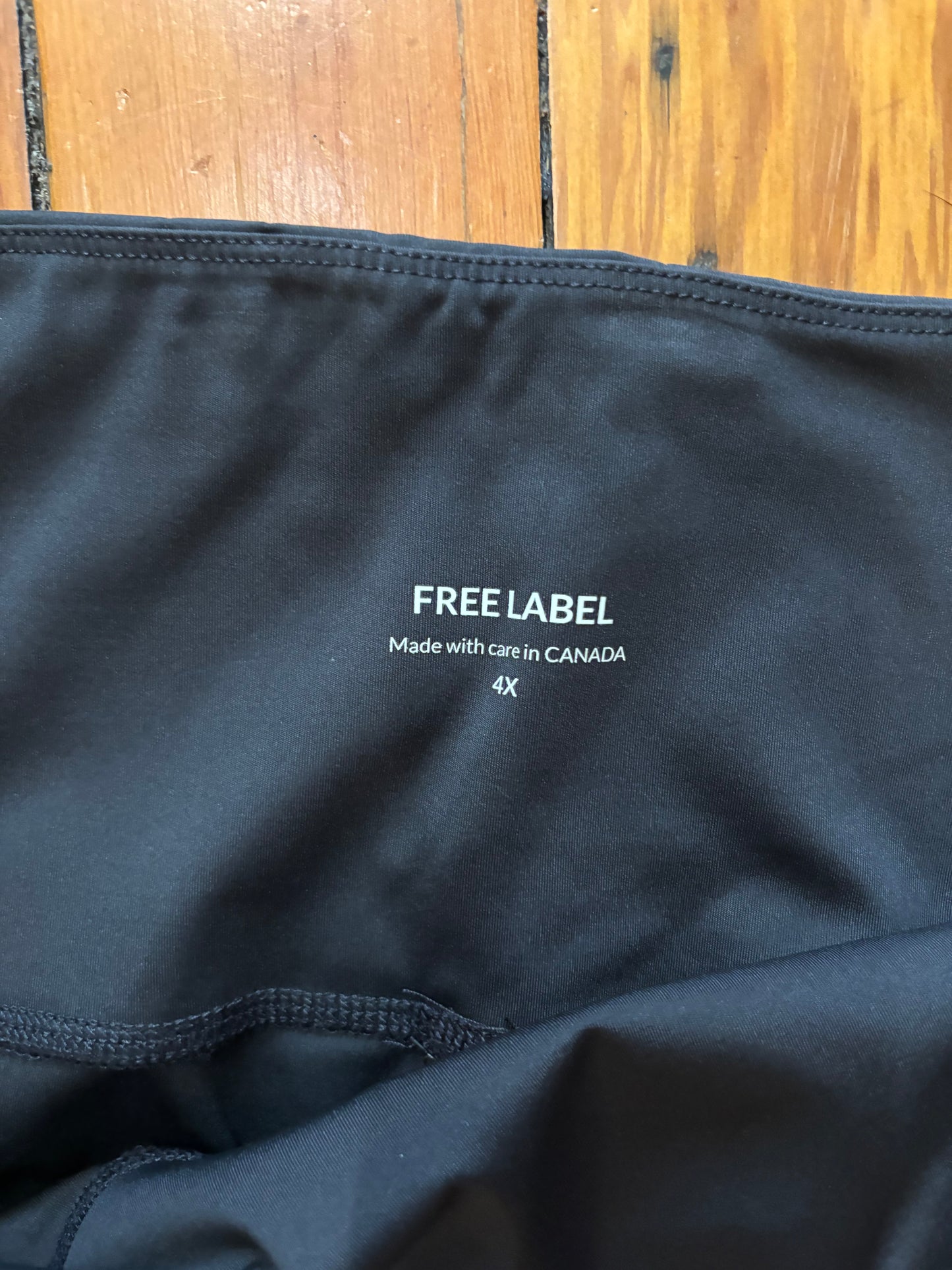 Size 4X black Free Label Robson Tights