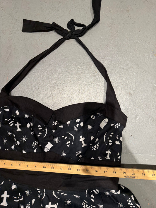 AS IS size 3XL black with halloween Hell Bunny dress - 50s