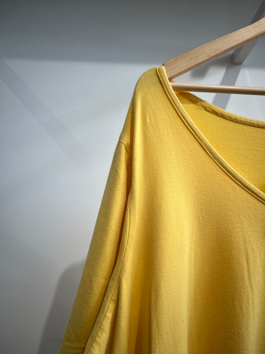 Size 6X Yellow Love Your PEACHES Tunic