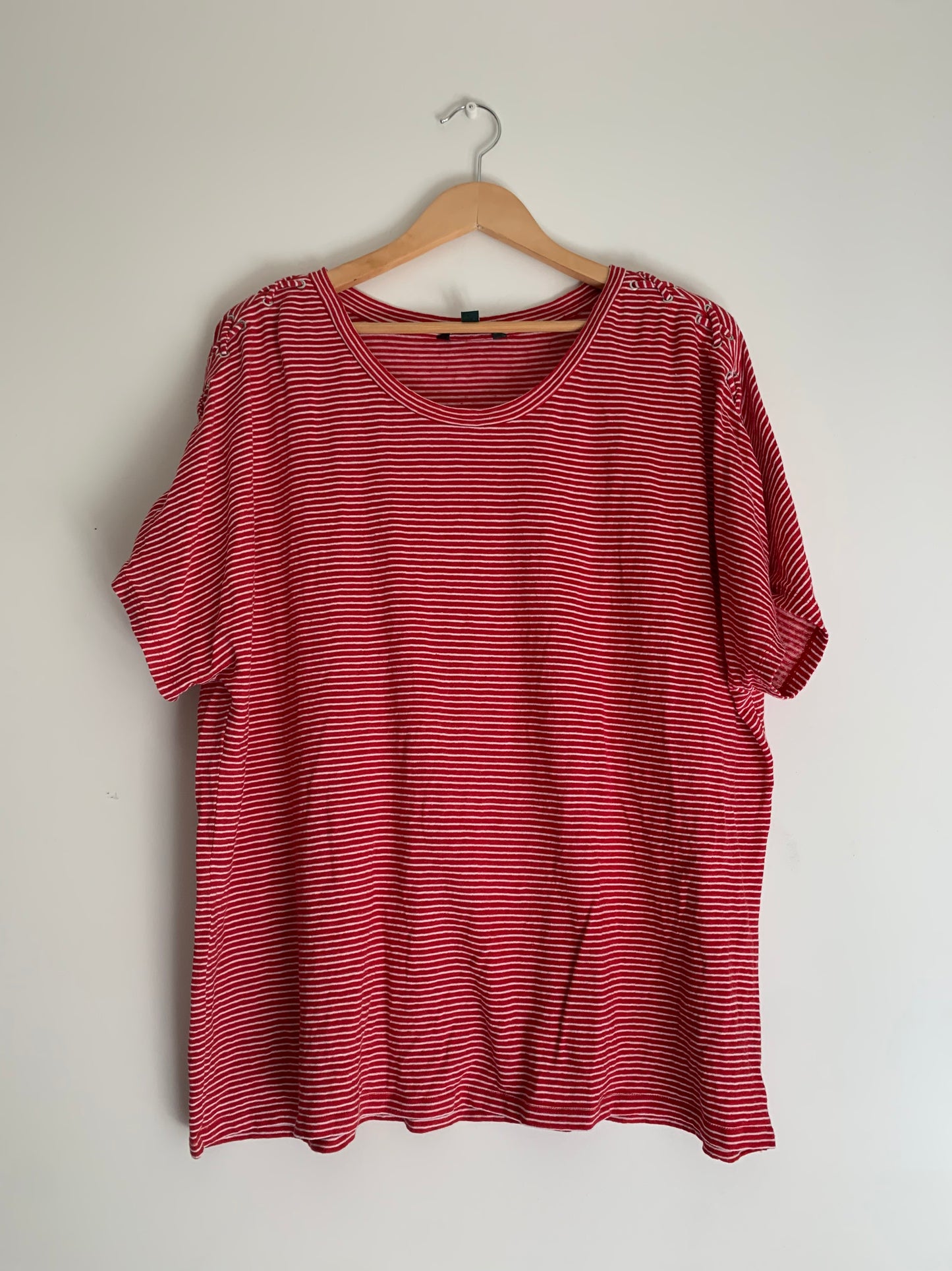 Size 3X Ralph Lauren Tee - Red Stripe