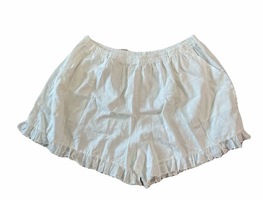 size 4XL white with ruffle Nettle Studio shorts - bloomers