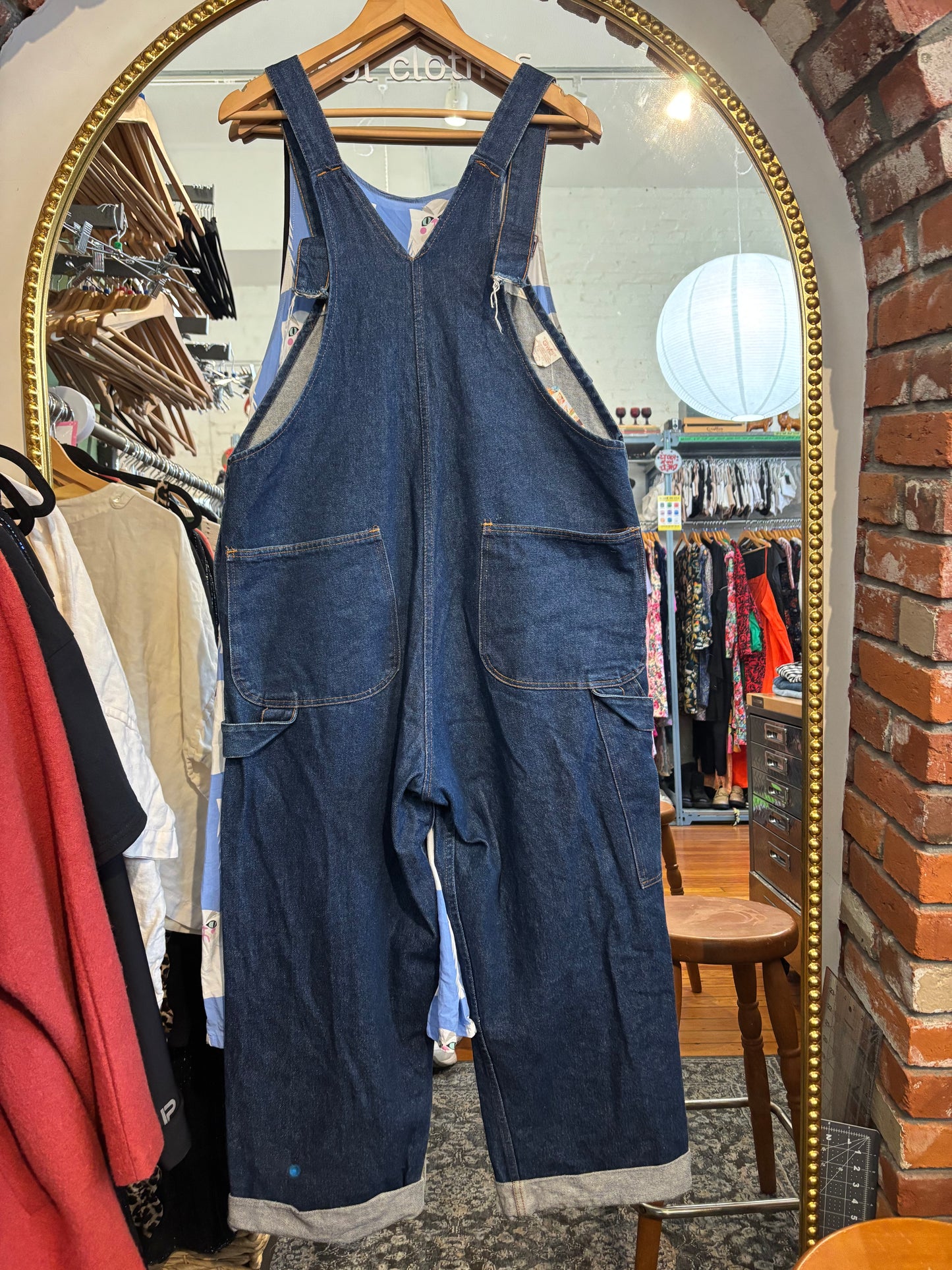 size XL dark wash vintage Western Garment Co. overalls - vintage