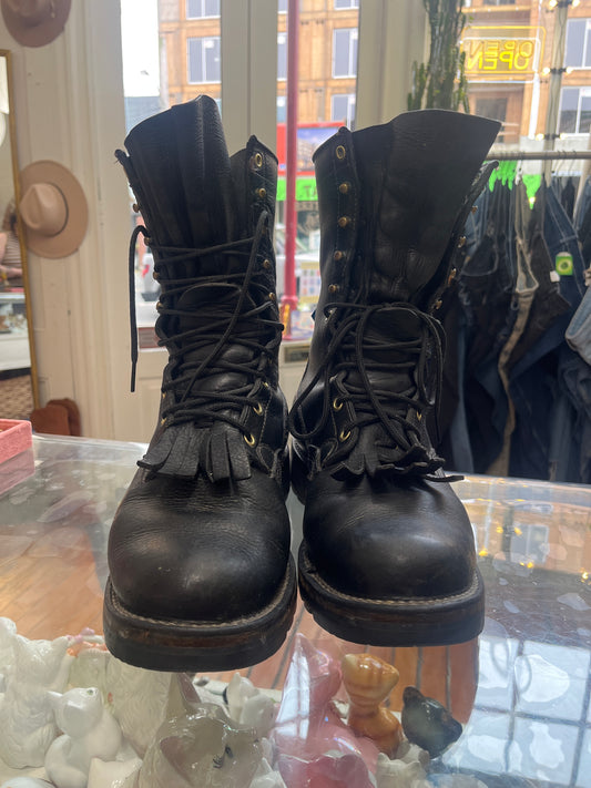 size 13ish black leather Viberg boots - chokerman
