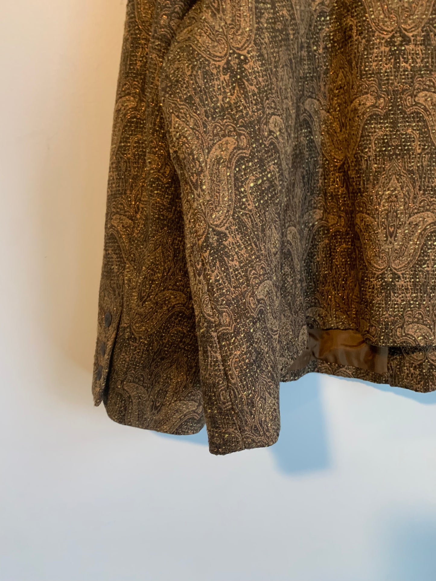 Size 30W Vintage Brocade Blazer