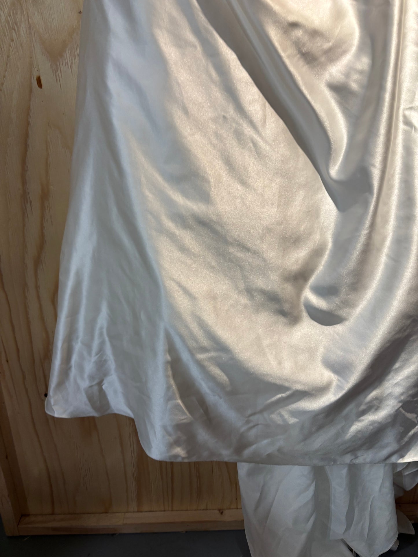 Size 3X satin wedding dress
