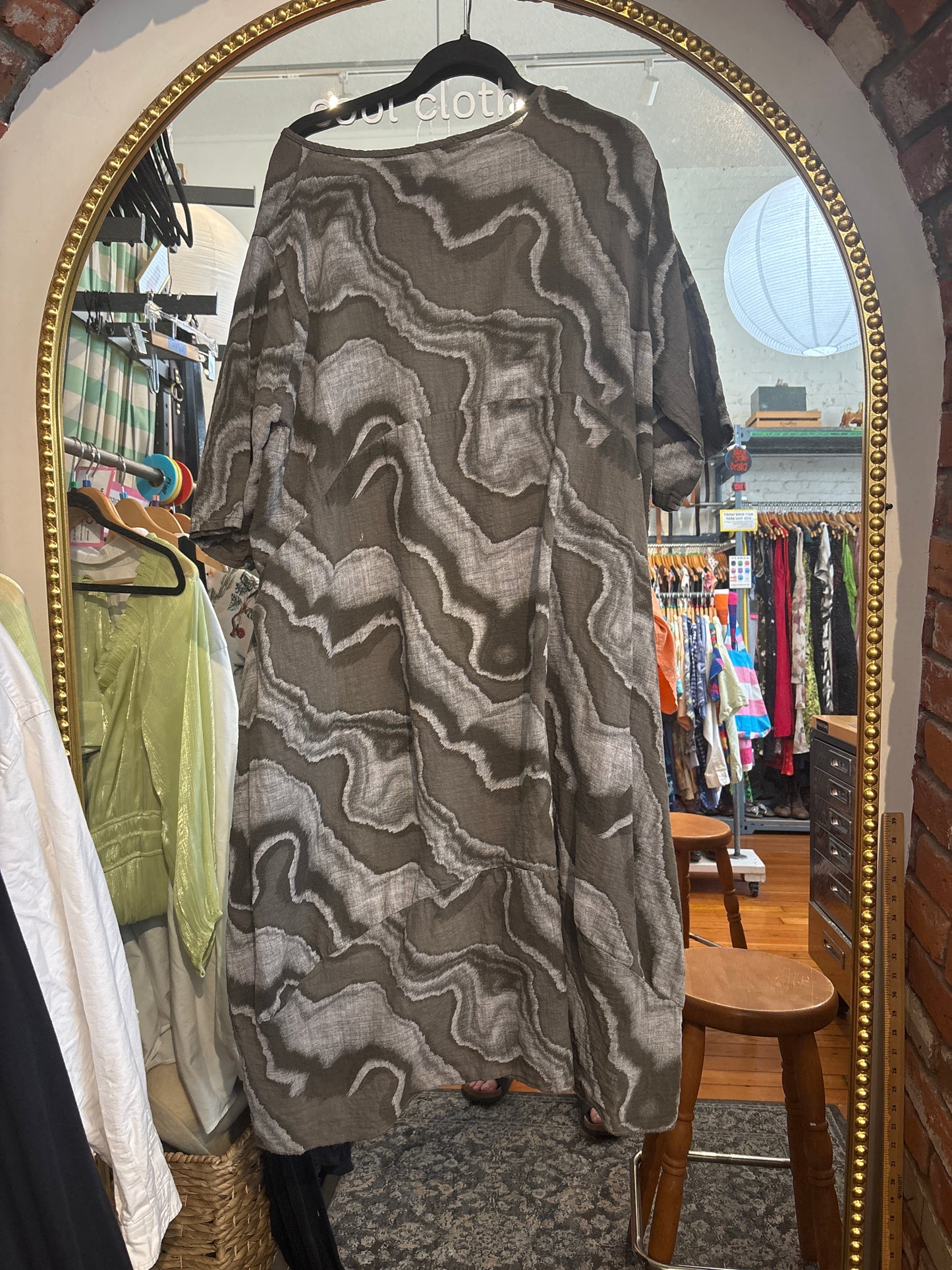 Size flex grey dyed beyond Capri dress