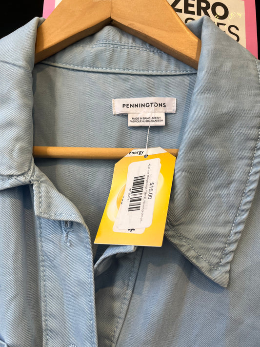 AS IS size 18 light blue TENCEL Penningtons jacket