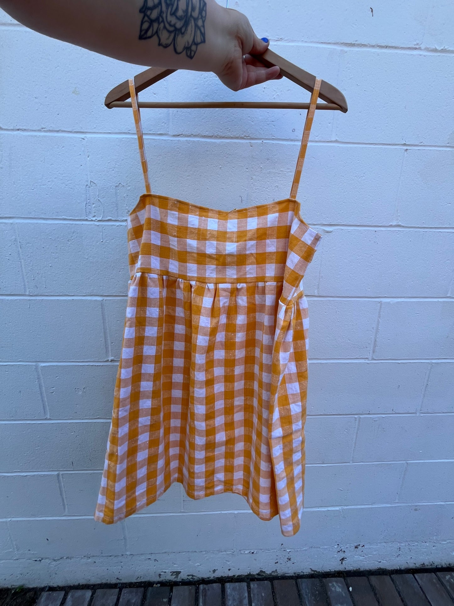 Sunshine Check Dress Abbie Original MAKER