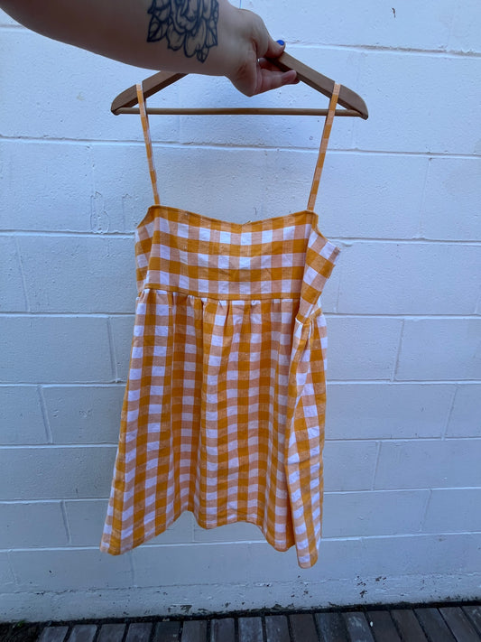 Sunshine Check Dress Abbie Original MAKER