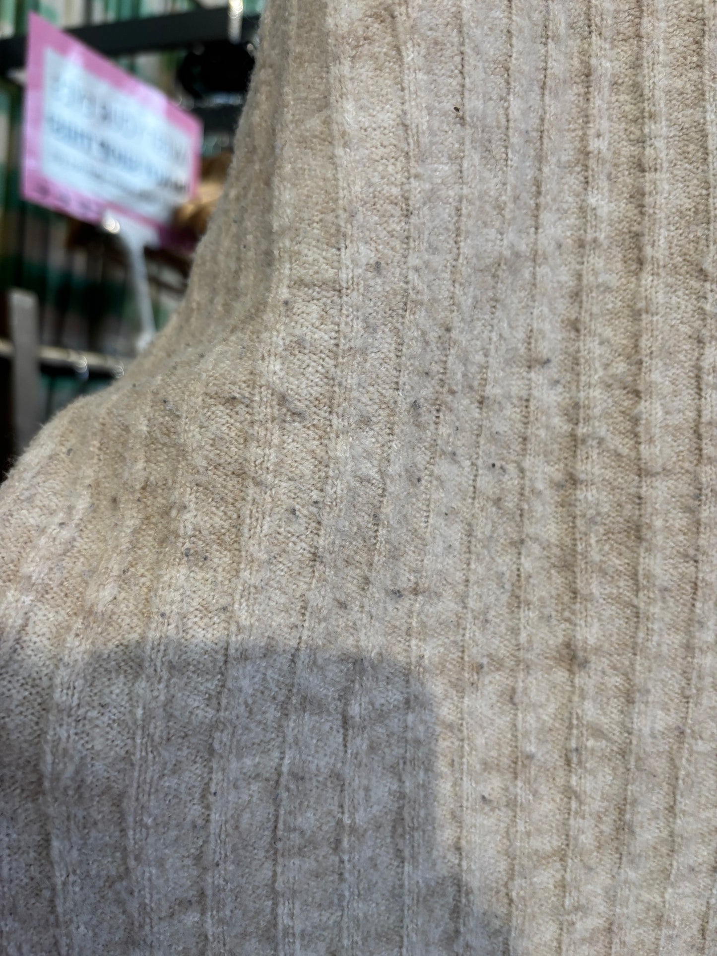 cream knit Free People sweater - tunic knit