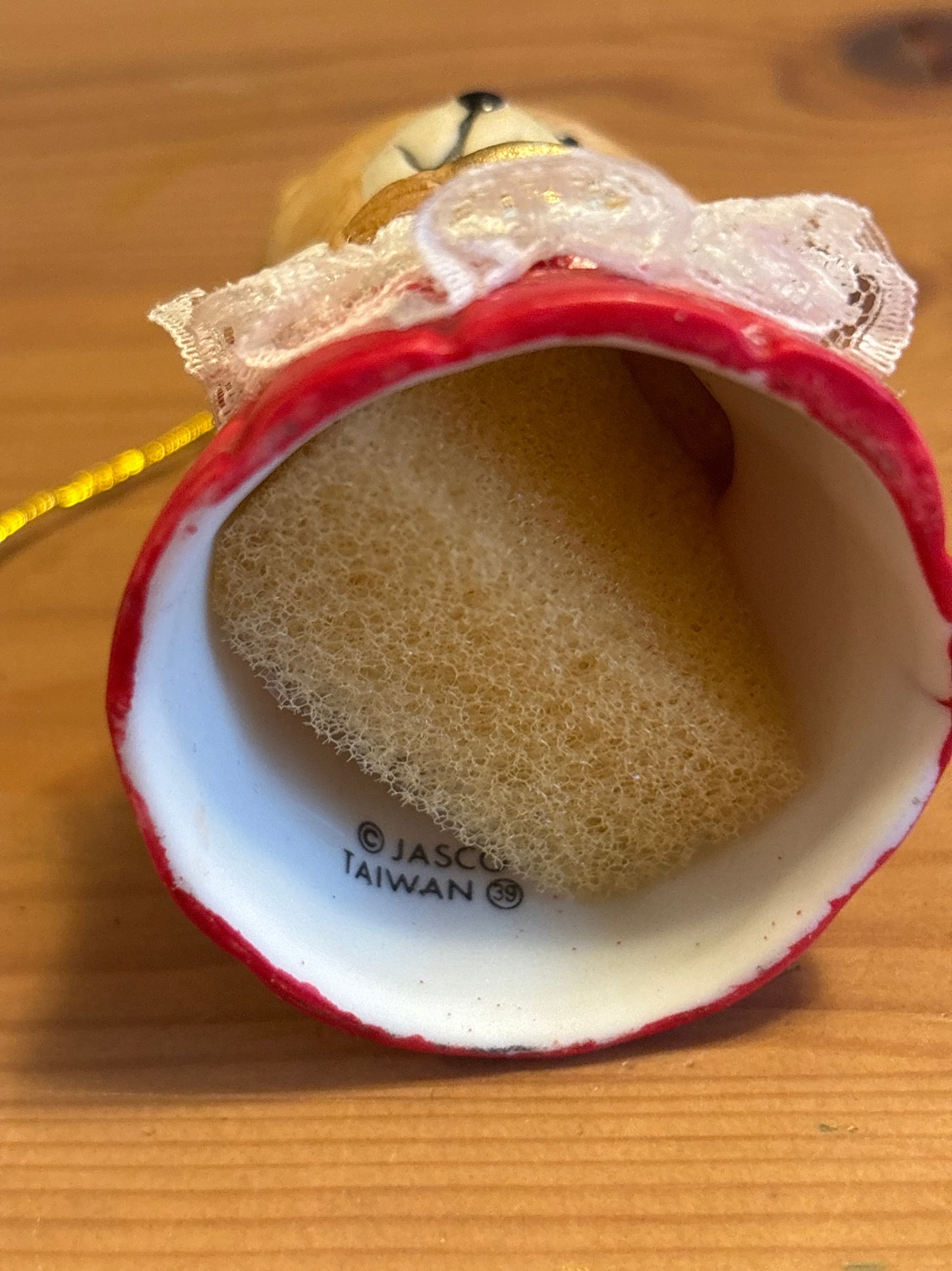 1980s JASCO little chimer bear ornament