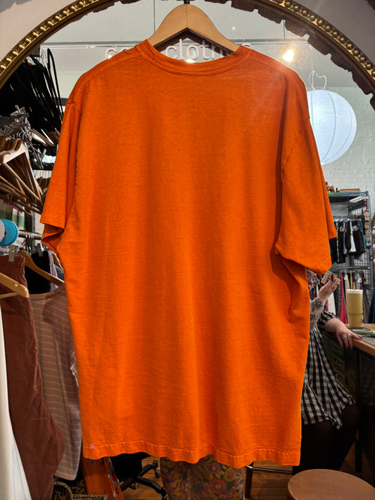size 1 orange Jungmaven tee - boxy