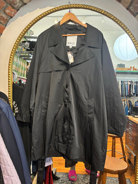 Size 3X black NVLT trench - NWT
