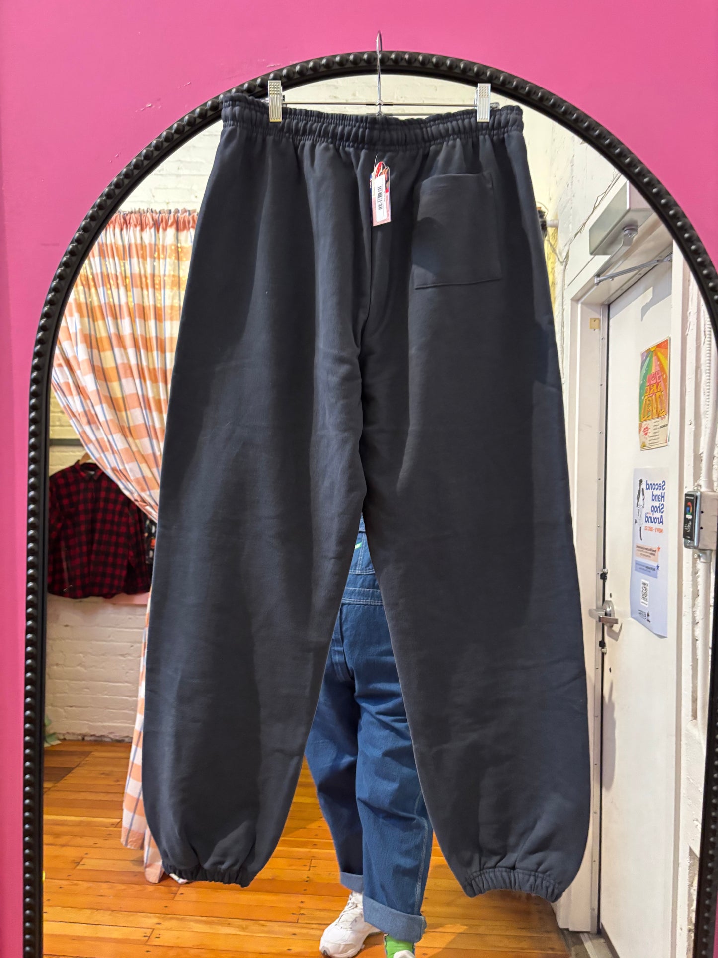 size XL grey cotton Adanola sweat pants