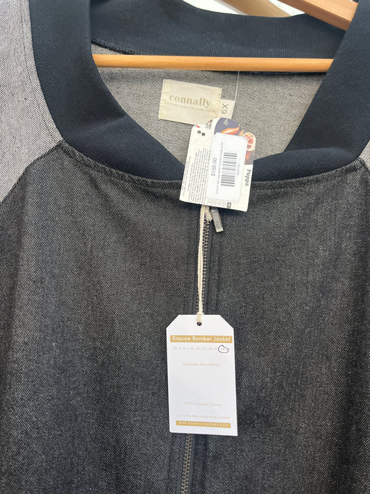 Size 6X dark raw denim Connally Goods jacket