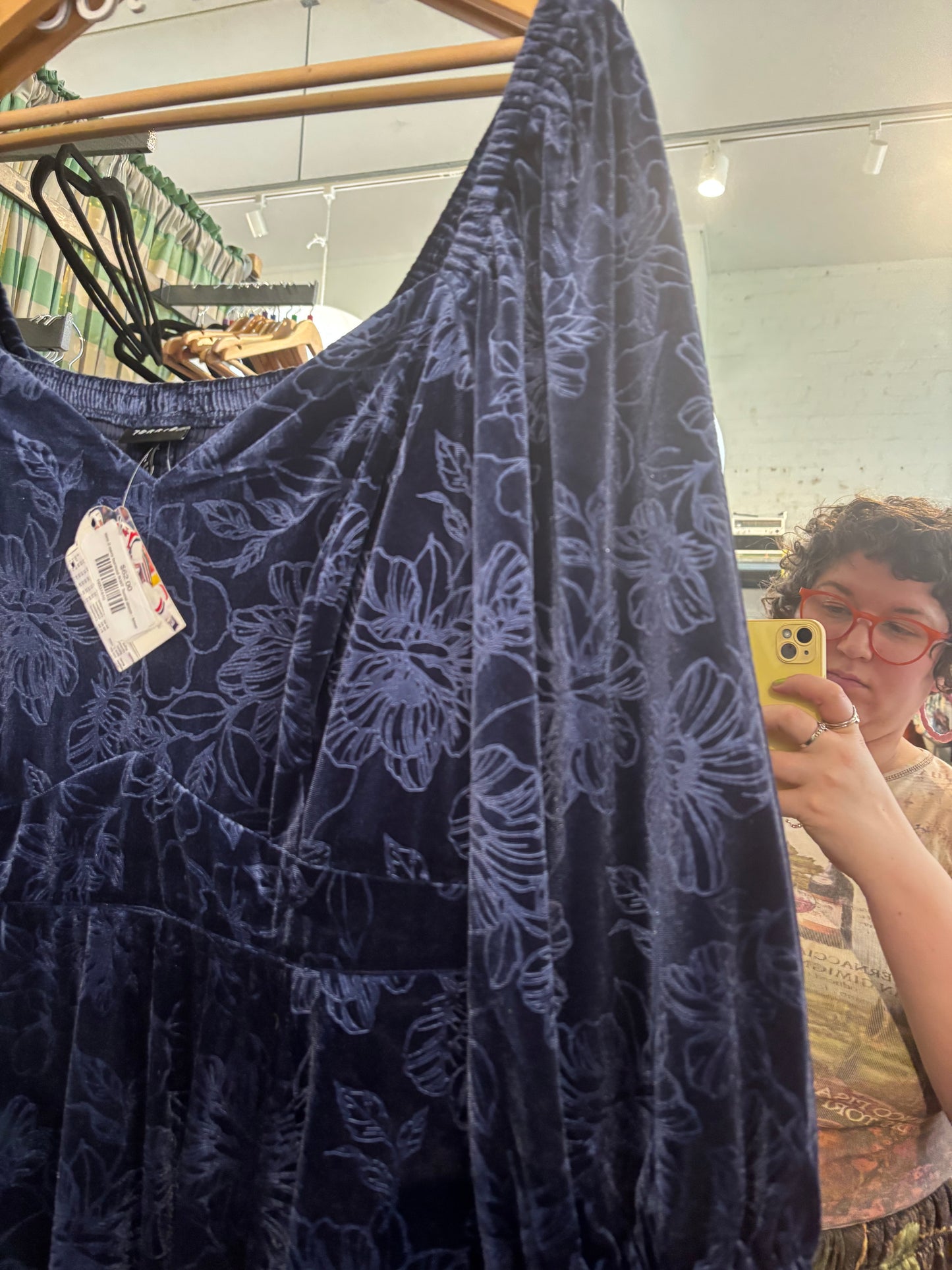 size 2 navy burnout NWT Torrid dress - knee